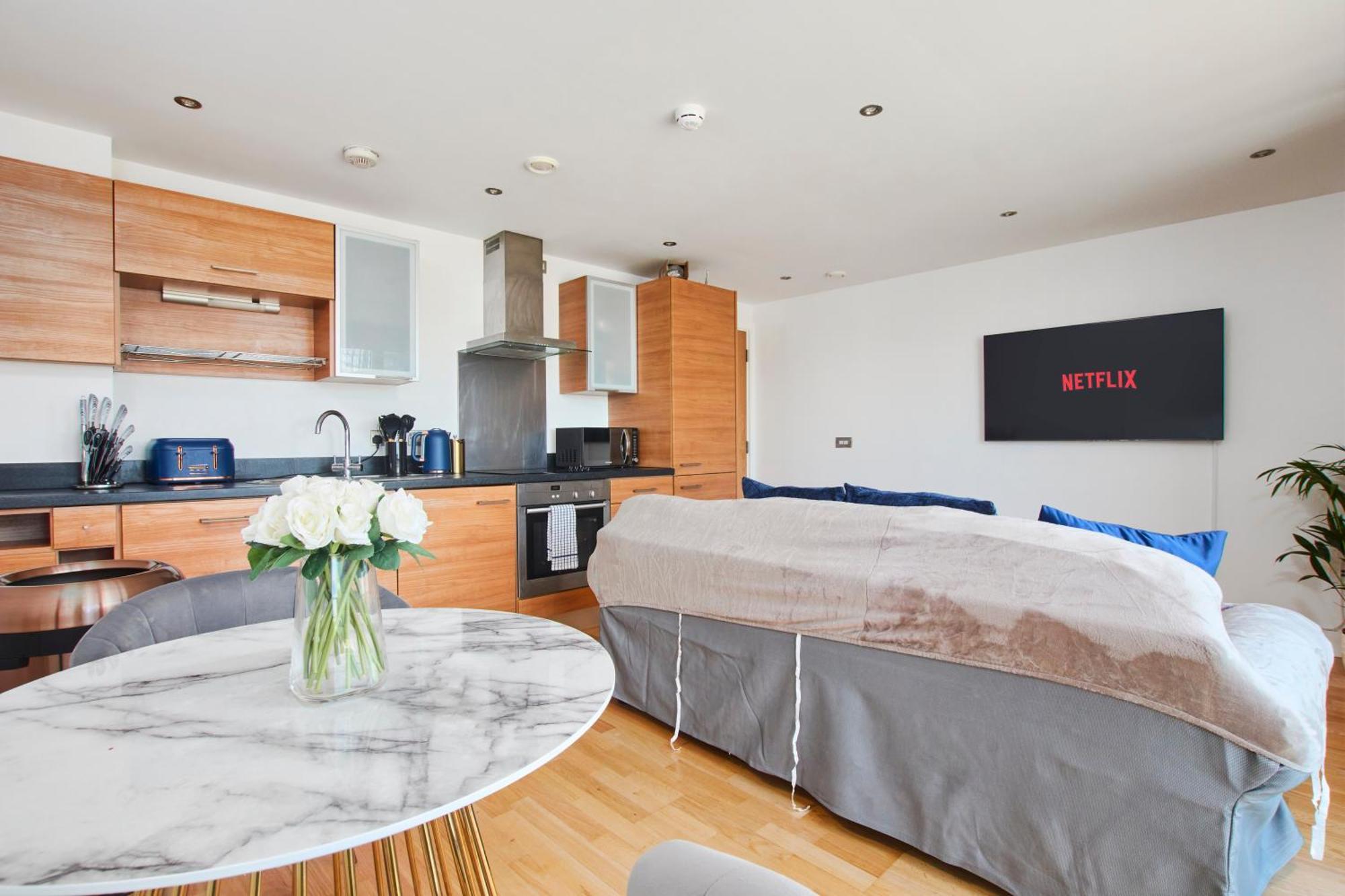 King Deluxe City Apt Large Balcony& Free Parking! Leeds  Cameră foto