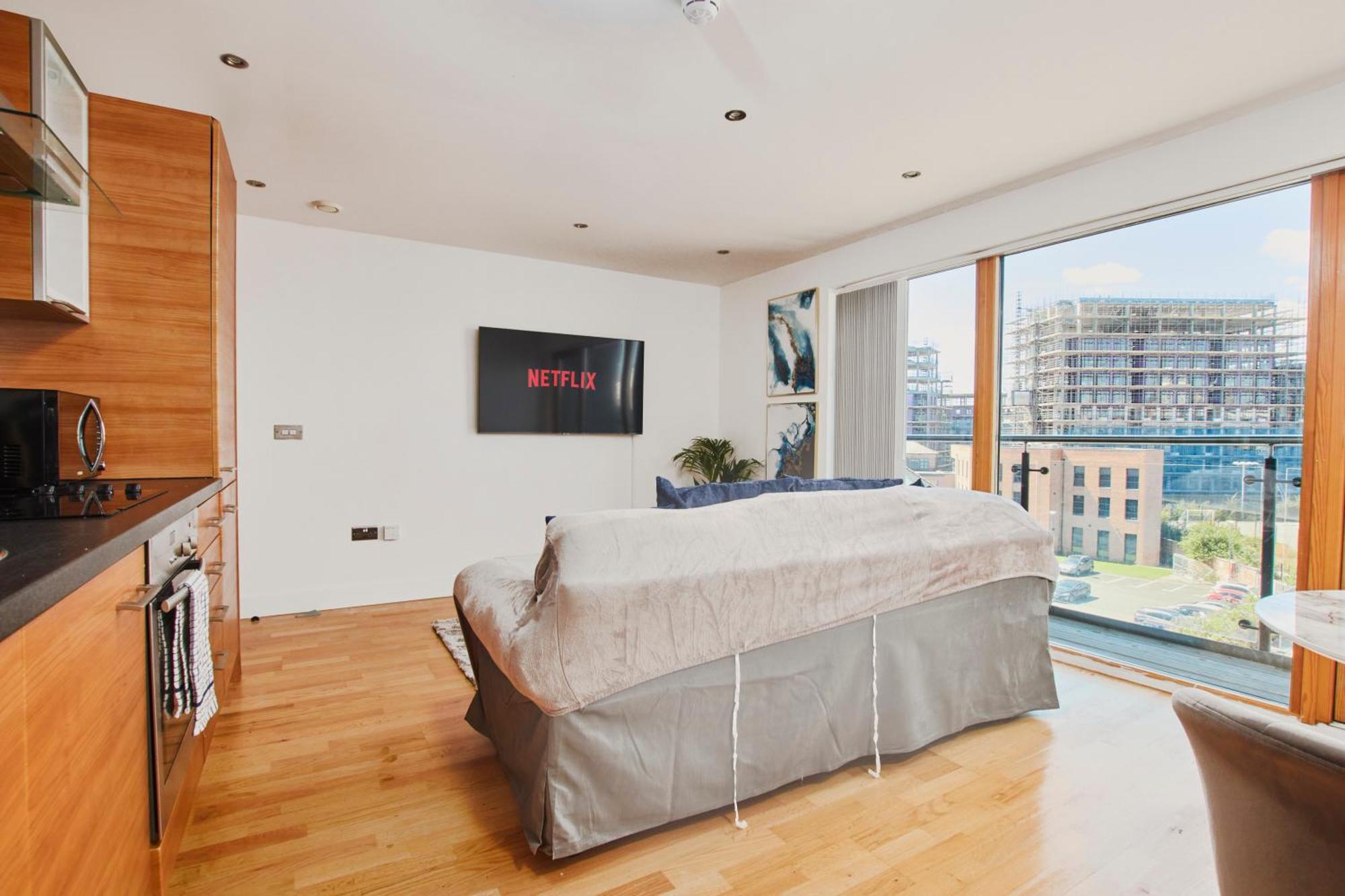 King Deluxe City Apt Large Balcony& Free Parking! Leeds  Cameră foto